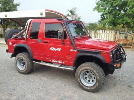 ซูซุกิ สปอร์ตตี้ ปี97 เล่มทะเบียนพร้อมโอน รถเป็นชื่อเจ้าของเอง เทินเพลาแล้วมีฟรีล๊อก ใส่ล้อผ่า ยางบั้ง