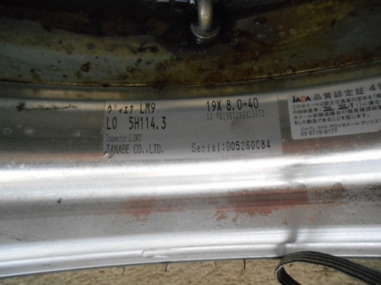 ขายล้อแม๊ค TANABE ขอบ19