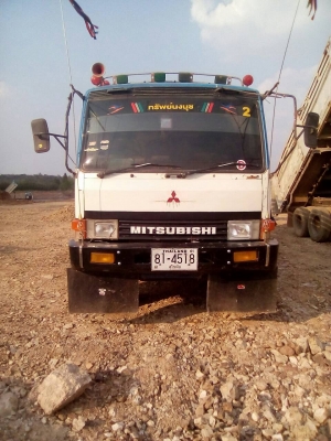 MITSUBISHI   รุ่นFN527 MA   6D16- 220โบอินเตอร์  2เพลาดั๊มพ์ ราคาขาย750,000บาท