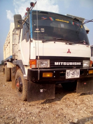 MITSUBISHI   รุ่นFN527 MA   6D16- 220โบอินเตอร์  2เพลาดั๊มพ์ ราคาขาย750,000บาท