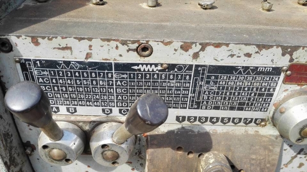 ** ยกแล้วครับ!! ** กลึงต้าชิง TASHING TS 700B ขนาด 4 ฟุต 3 เพลาเกียร์บล็อค รู 2"ถอดคอม้าได้ ไฟ 380V.