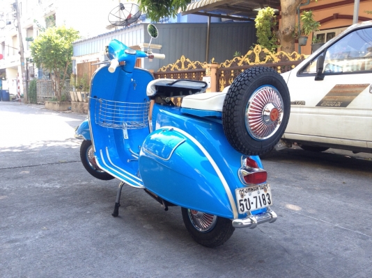 เอเซียเวสป้า---->>จัดส่งรถvespa ให้คุณพ่อเล็ก สระบุรีถึงประตูบ้านเรียบร้อยแล้วนะครับ...