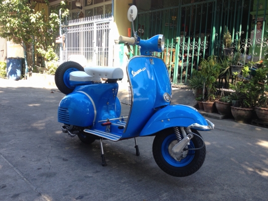 เอเซียเวสป้า---->>จัดส่งรถvespa ให้คุณพ่อเล็ก สระบุรีถึงประตูบ้านเรียบร้อยแล้วนะครับ...