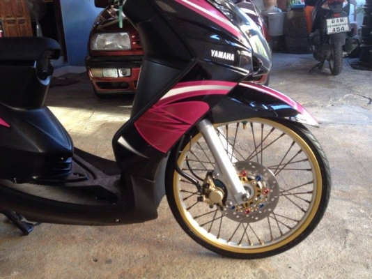 ขายyamaha MIO ไฟสองตาแท้  ปี52 สีชมพู ดำ เครืองเดิมวิ่งน้อย ล้อDID1'20ยางป้ายเหลือง จานแต่ง โช็คหลังโชว่า ชุดสีสวย ทะเบียนพร้อมโอน รถบ้านมือเดียวแท้ๆกทม รถสภาพดี ราคา14000บาท โทร0924462525โส กทม