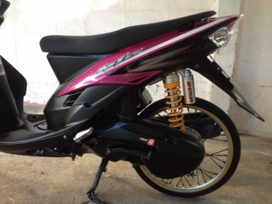 ขายyamaha MIO ไฟสองตาแท้  ปี52 สีชมพู ดำ เครืองเดิมวิ่งน้อย ล้อDID1'20ยางป้ายเหลือง จานแต่ง โช็คหลังโชว่า ชุดสีสวย ทะเบียนพร้อมโอน รถบ้านมือเดียวแท้ๆกทม รถสภาพดี ราคา14000บาท โทร0924462525โส กทม