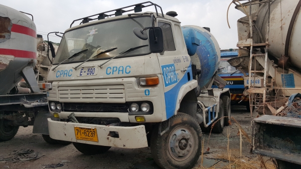 NISSAN UD CW41M รถมิกปูนโม่ตรง 6 คิวพร้อมใช้ราคาถูกๆ