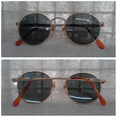 แว่นตาวินเทจ 'หยดน้ำ จอห์น เลนนอน'  Guy Laroche Humor made in France