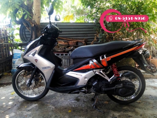 YAMAHA Nouvo Elegance 135 CC รถปี 51 ขายถูกๆ รถเดิมมากๆ ขายเพียง 14,900 บาทเท่านั้น เล่มทะเบียนครบ