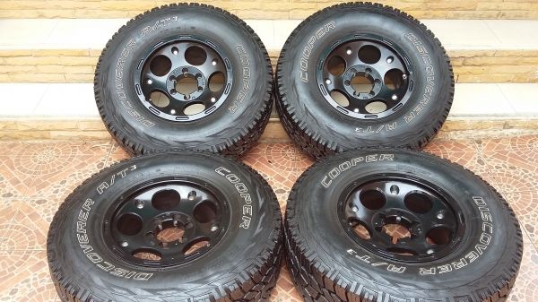 ขายล้อหยดน้ำขอบ 16 พร้อมยาง cooper 285/75/16 สวยมากก