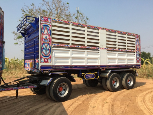 ขายรถพ่วงดั้ม 22 ล้อ ISUZU DECA 360 ตัวแม่ปลายปี 56 ,ลูกพ่วงต้นปี 57 สภาพเดิม เครื่องดี คัสซีสวย