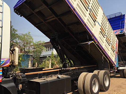 ขายรถพ่วงดั้ม 22 ล้อ ISUZU DECA 360 ตัวแม่ปลายปี 56 ,ลูกพ่วงต้นปี 57 สภาพเดิม เครื่องดี คัสซีสวย