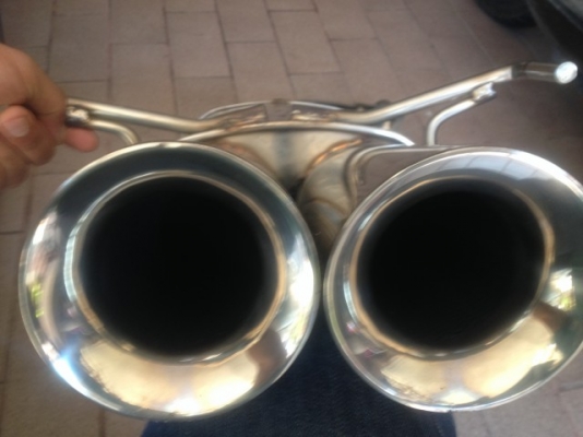 ปลายท่อคู่เเนว VIP AIMGAIN JAPAN เเท้เลสทั้งใบเก่าญี่ปุ่นสภาพสวย