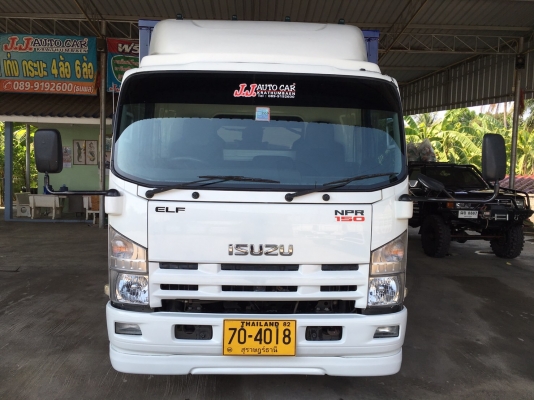 ขายISUZU 6ล้อ NPR 150 EURO 3 รุ่นหน้าตึกเครื่อง 150 เเรง เครื่องคอมมอลเรล ตู้เเห้งเปิดได้3บานจดทะเบียนปี 2556 (2013) ยาว5.00เมตร สภาพพร้อมใช้งานใครต้องการไม่ผิดหวังราคา890,000บาทจัดไฟเเนนได้ดูรถได้ที่เต็นท์รถ JJ.AUTOCAR 2 หลังวัดจันทรารามติดถนนเพชรเกษมก.ม