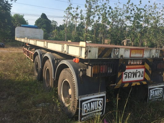 หางพื้นเรียบ12ม.3คานแท้ของPANUSปี55...ซื้อมาใช้ไม่ถึง20เที่ยว จอดไว้ไม่ได้ใช้..