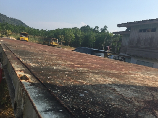 หางพื้นเรียบ12ม.3คานแท้ของPANUSปี55...ซื้อมาใช้ไม่ถึง20เที่ยว จอดไว้ไม่ได้ใช้..