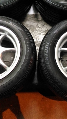 Max เอ็นไกแท้ +บริดสโตน AR10 185/65R14 Max เอ็นไกแท้ +บริดสโตน AR10 185/65R14