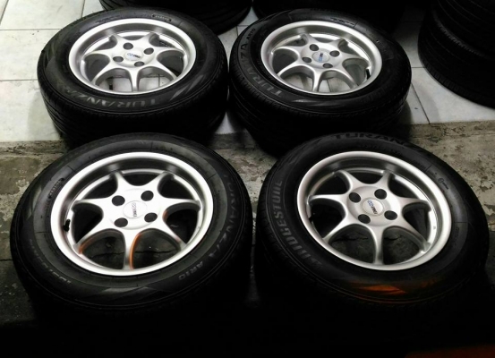 Max เอ็นไกแท้ +บริดสโตน AR10 185/65R14