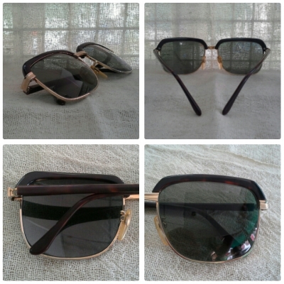 แว่นตาอเมริกันวินเทจคลับมาสเตอร์  DANDY &amp; DON made in USA  บิ๊กไซซ์!