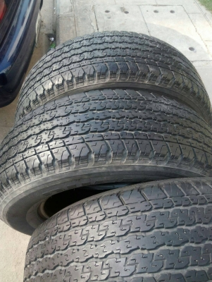 255/65R17  BRIDGESTONE DUELER H/T 840 ชุด 4 เส้น ไม่มีปะ tel.081-4273941 ไอดีไลน์ 0814273941
