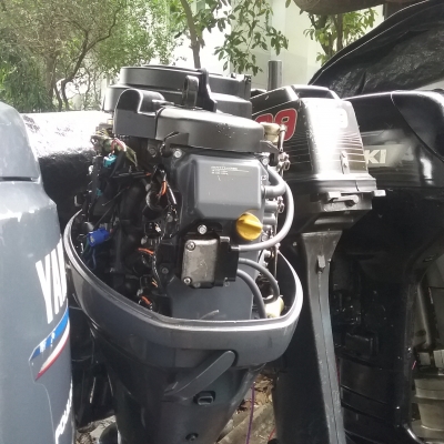 ขายเครื่องyamaha 30fourstroke เก่าญี่ปุ่น ทริมไฟฟ้า