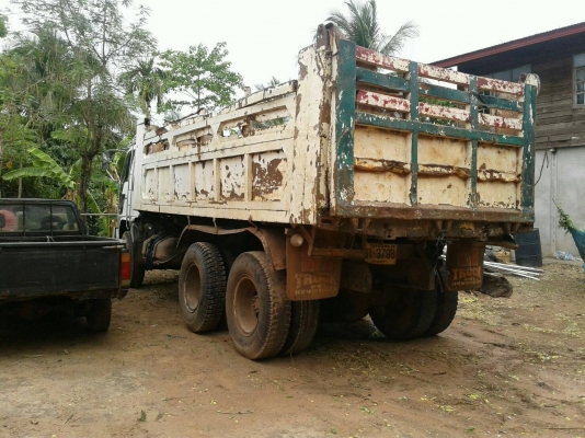 ขายรถสิบล้อดัมพ์ Hino KT729 เครื่อง ho7c - 185 แรง 2 เพลา สโลกลาง หัวเดิมบาง ยางดี แชสซีสวย ทะเบียนพร้อม