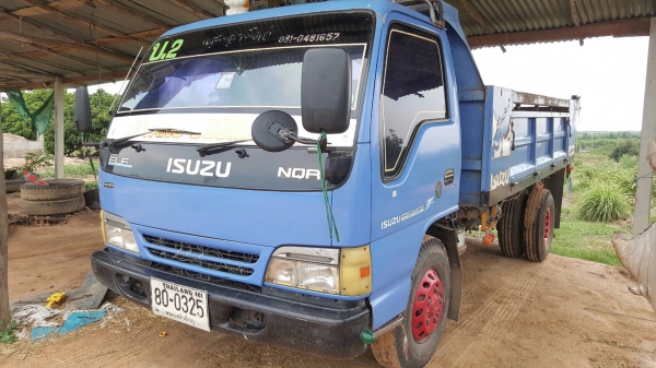 ขาย 6 ล้อดั้ม ISUZU กระบะดั้มยาว 4.20 เมตร เครื่อง 4HF1 120 แรงม้า เฟืองท้าย F คัสซีสวย พวงมาลัยพาวเวอร์ ทะเบียนพร้อมโอน