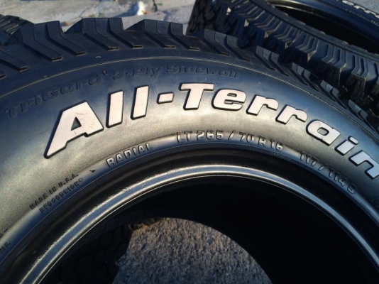 มือ2 BF Goodrich All-Terrain KO ขนาด 265 70 r16 ปี14