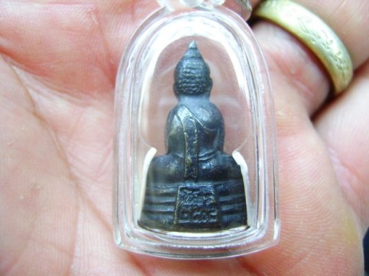 พระกริ่งหลวงพ่อโสธร เนื้อทองเหลืองรมดำ ปี ๒๕๐๘