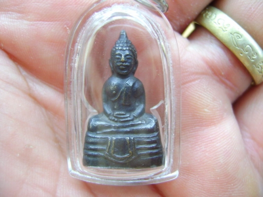 พระกริ่งหลวงพ่อโสธร เนื้อทองเหลืองรมดำ ปี ๒๕๐๘