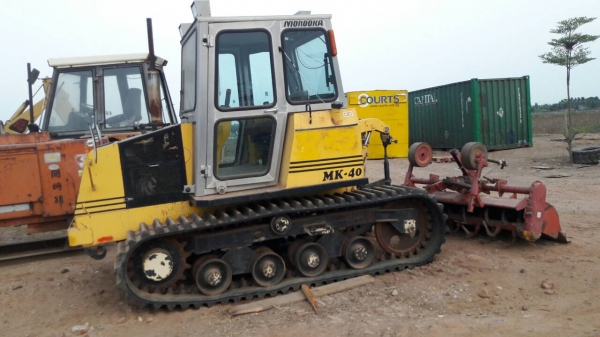 รถแทร็กเตอร์ MOROOKA MK40 เครื่อง KUBOTA ตีนตะขาบ แทรกยาง ไถนา ดันดิน ตีดิน