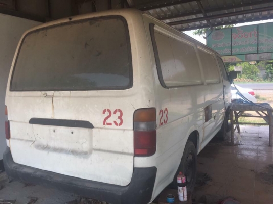 ขายด่วน รถตู้หัวจรวด   ไม่มีเครื่อง ไม่มีเกียร์     เอกสารเล่มทะเบียนชุดโอนพร้อม