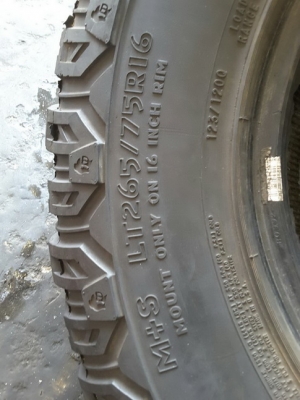 Maxxis MT. 265/75/16 ปลายปี12 สภาพดี 1ชุด