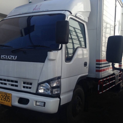 ขาย6ล้ออีซูซุNQR150 ยาว5.50เมตร ตู้แห้ง3บาน ปี51 แชชซีสวยเครื่องเดิม เอกสารครบช่วงล่างดี