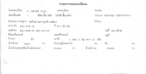 ขายหาง กล้วยหอม  KEC - 3 เพลา. แท้. / ปี 56.   สนใจติดต่อ  081 - 6079515