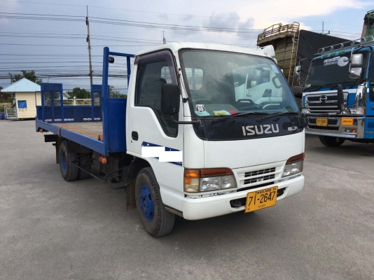 หกล้อมือสอง/ Isuzu NKR581.U5/ 110 แรงม้า กระบะ_รถสไลท์_มีวิ้นดิงพร้อม