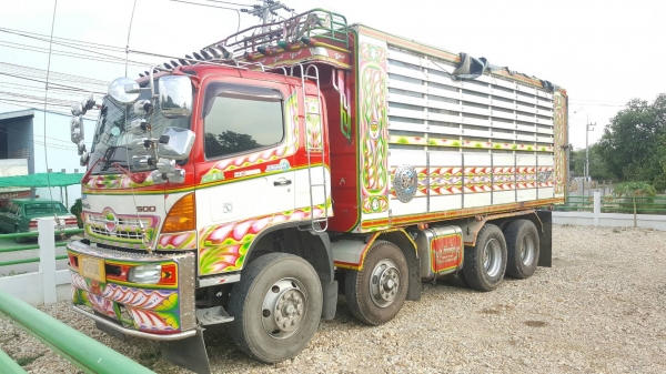 ขายด่วน รถพ่วงดัมพ์แม่-ลูก HINO 344แรงม้า ตัวแม่ 12 ล้อ+ตัวลูกสามคาน คอกเกษตร