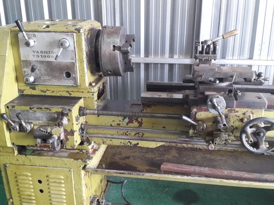 แท่นกลึง ต้าชิง 1000 บี 3 เพลา เกียร์บล็อก 6 ฟุต มีเบรก กลึงเกลียวได้ไม่ต้องเปลี่ยนเฟือง 76,000