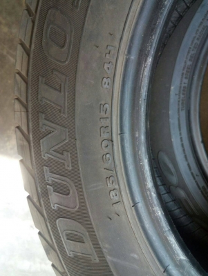 185/60R15 DUNLOP SP SPORT 2030 มี 2 เส้น  tel.081-4273941 ไอดีไลน์ 0814273941