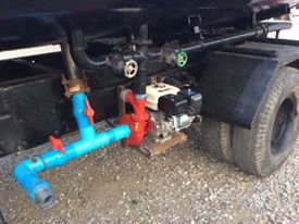 รถบรรทุกน้ำ 6 ล้อ TOYOTA เครื่อง 115 แรง