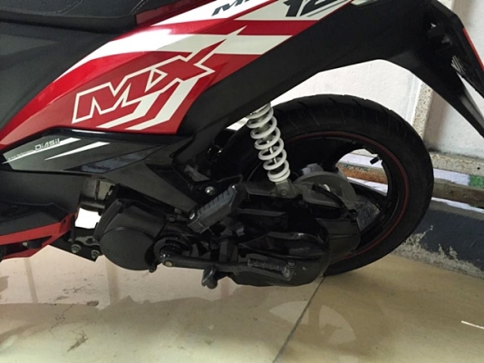 MIO 125 i MX สีแดงขาว ตัวท็อปล้อแมกซ์ รถเครื่องยนต์เดิมๆจากศูนย์ แถม 3 รายการ