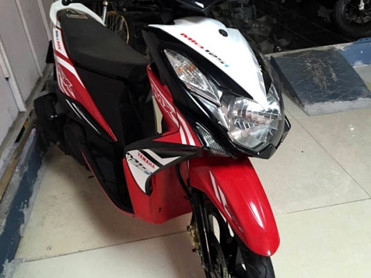 MIO 125 i MX สีแดงขาว ตัวท็อปล้อแมกซ์ รถเครื่องยนต์เดิมๆจากศูนย์ แถม 3 รายการ