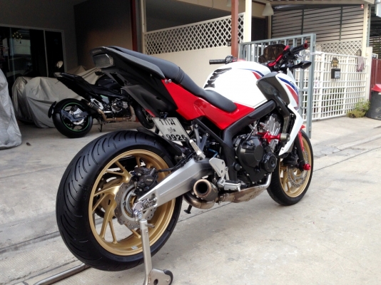 ((ดาวน์49000)) ขาย CB650f ปี2014 TRI-Color ท่อแต่ง ราคา239000 บาท(รับเทริ์น)