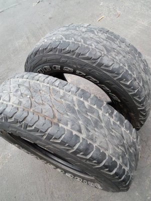 245/70R16 BRIDGESTONE DUELER A/T ตัวหนังสือขาว มี 2 เส้น  tel.081-4273941 ไอดีไลน์ 0814273941
