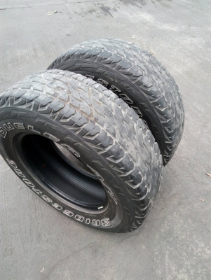 245/70R16 BRIDGESTONE DUELER A/T ตัวหนังสือขาว มี 2 เส้น  tel.081-4273941 ไอดีไลน์ 0814273941