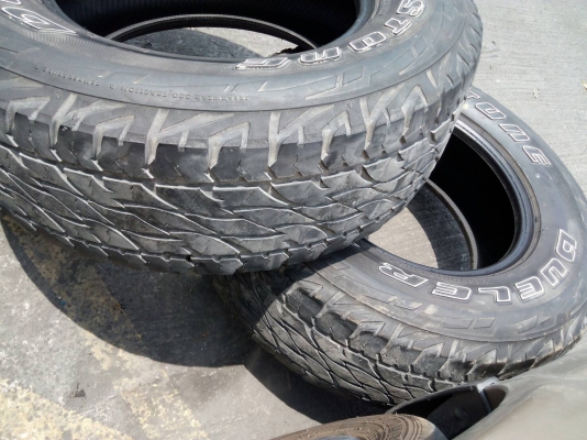 245/70R16 BRIDGESTONE DUELER A/T ตัวหนังสือขาว มี 2 เส้น  tel.081-4273941 ไอดีไลน์ 0814273941