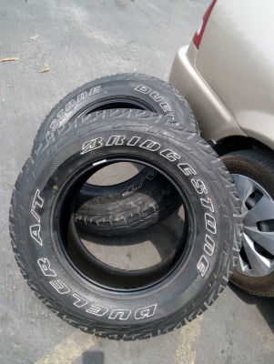 245/70R16 BRIDGESTONE DUELER A/T ตัวหนังสือขาว มี 2 เส้น  tel.081-4273941 ไอดีไลน์ 0814273941