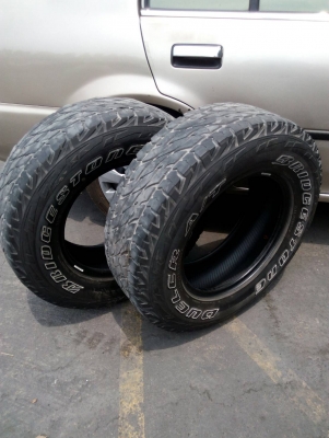 245/70R16 BRIDGESTONE DUELER A/T ตัวหนังสือขาว มี 2 เส้น  tel.081-4273941 ไอดีไลน์ 0814273941