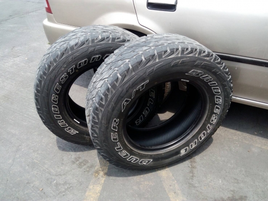 245/70R16 BRIDGESTONE DUELER A/T ตัวหนังสือขาว มี 2 เส้น  tel.081-4273941 ไอดีไลน์ 0814273941