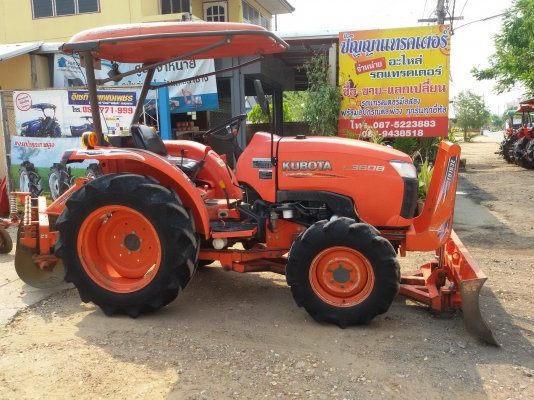 ปัญญาแทรคเตอร์..จัดมาให้ครับ ด่วน!!!คูโบต้า L3608 พร้อมใบมีดคานล่าง พร้อมผาน6 ตราช้าง22&times;6รถไร่สีเดิมๆ