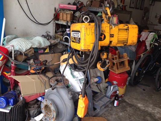 ขายรอกไฟฟ้า Kito 125kg. 380V made in Japan สภาพสวยเดิมๆ เปลี่ยนรีโมท วิ่งนิ่ม พร้อมใช้งาน